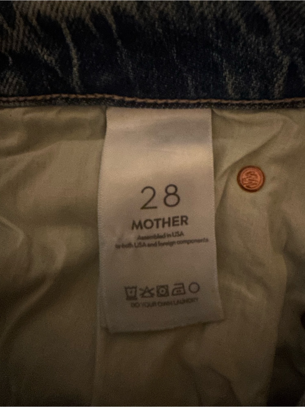 MOTHER SUPERIOR The Kick It jeans size 28 - Picture 8 of 10